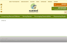 Tablet Screenshot of haribon.org.ph